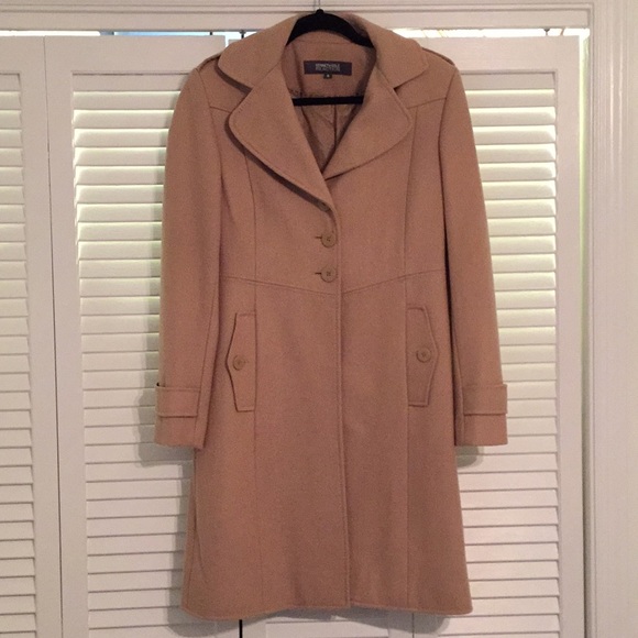 Kenneth Cole Reaction Jackets & Blazers - NWOT Kenneth Cole Reaction Camel Winter Coat 6